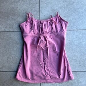 Y2K grunge babydoll pink cami